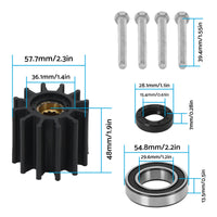 {{ Impeller Seal Water Pump Rebuild Kit Suitable for Many Volvo Penta 3.0 4.3 5.0 }} - Buy Car Parts Online at {{ Kaka Auto Parts }}.