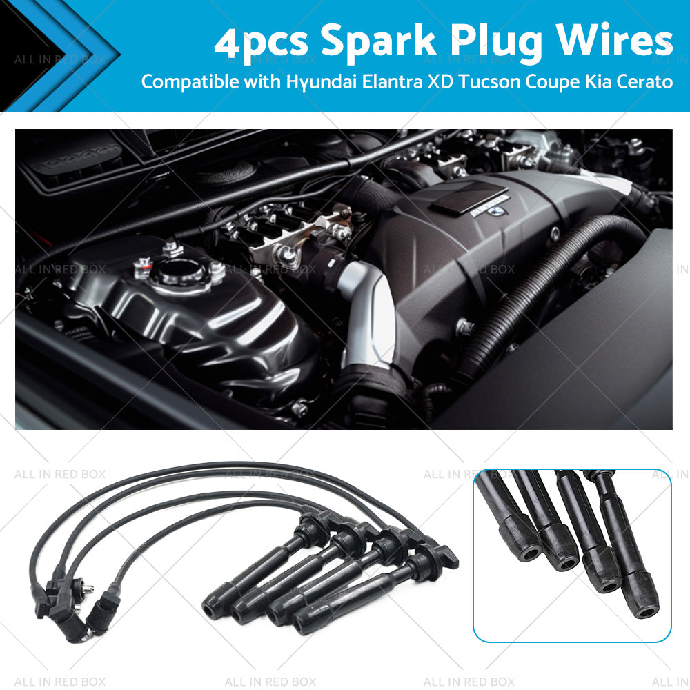 {{ Spark Plug Wire Ignition Lead Suitable for Hyundai Elantra Tucson Coupe Cerato }} - Buy Car Parts Online at {{ Kaka Auto Parts }}.