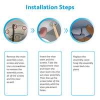 Front Left Sun Visor Sunshade Suitable For Subaru Impreza WRX 92011FG032ME (2008–2014)