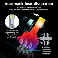 Pair of D3S LED Headlight Bulbs Conversion Kit 90W Replaces HID Xenon Lamps 2x