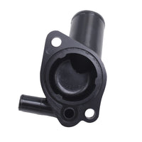 Single Outlet Aluminium Water Neck Black Suitable for Holden Commodore V8 Black
