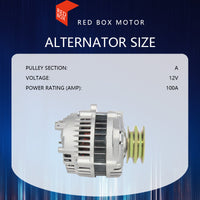 {{ Alternator Suitable For Nissan Patrol GU 4. 2L Turbo Diesel TD42 TD42TI 98-07 MAN }} - Buy Car Parts Online at {{ Kaka Auto Parts }}.