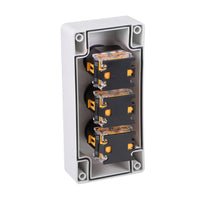 Push Button Switch Box With Red & Green Momentary NO NC Switches and Emergency Stop Suitable For Industrial Control