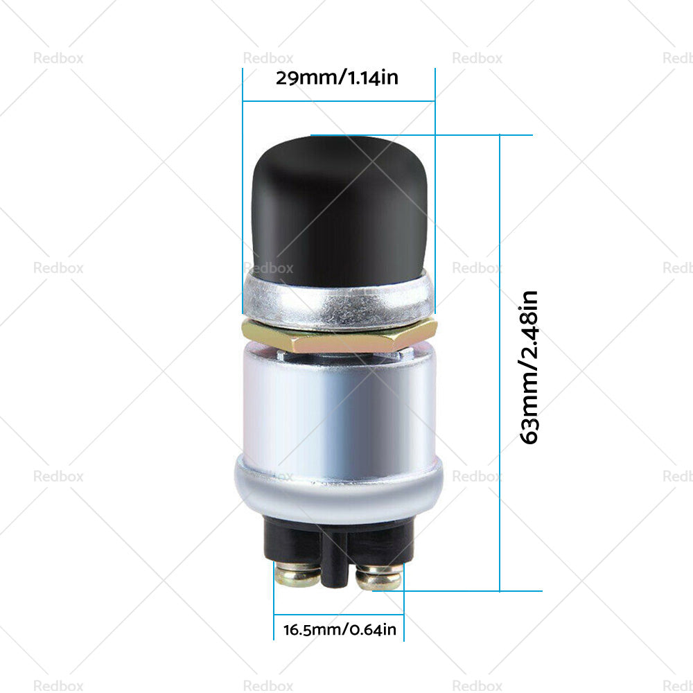 {{ 2PCS 12V Car Switch Push Button Ignition Track Engine Start Starter Heavy Duty }} - Buy Car Parts Online at {{ Kaka Auto Parts }}.