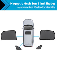 {{ Magnetic Mesh Sun Blind Shades Suitable for Audi Q5 8R 2009–2016 On Front Rear }} - Buy Car Parts Online at {{ Kaka Auto Parts }}.