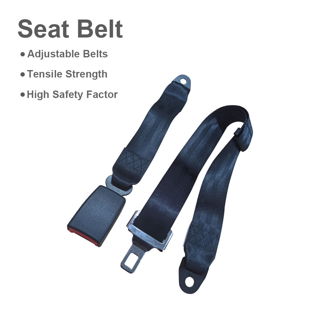 {{ 2 Set Car Truck 2 Point Retractable Adjustable Seat Lap Sash Belt Strap Seatbelt }} - Buy Car Parts Online at {{ Kaka Auto Parts }}.