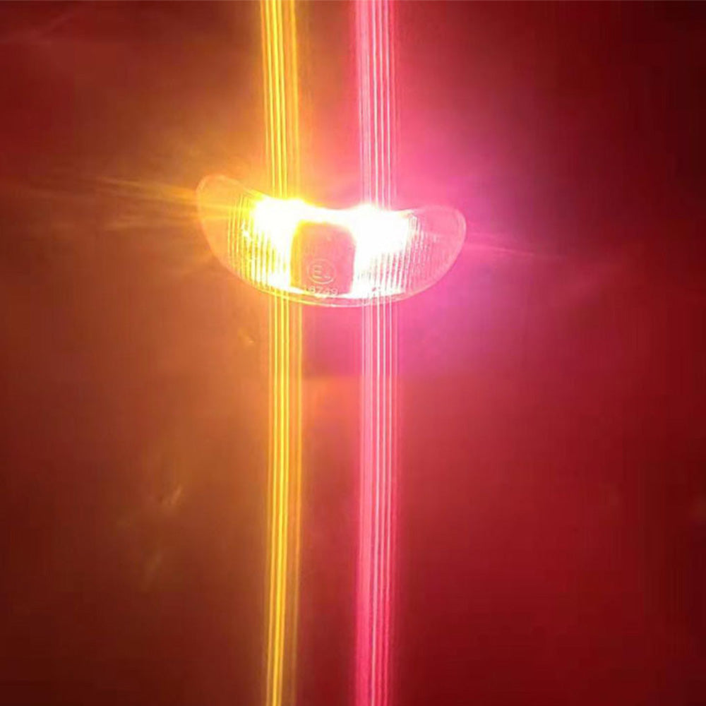 {{ 8pcs 2 LED Clearance Lights Side Marker Lamp Red Amber Trailer Truck 12V 24V }} - Buy Car Parts Online at {{ Kaka Auto Parts }}.