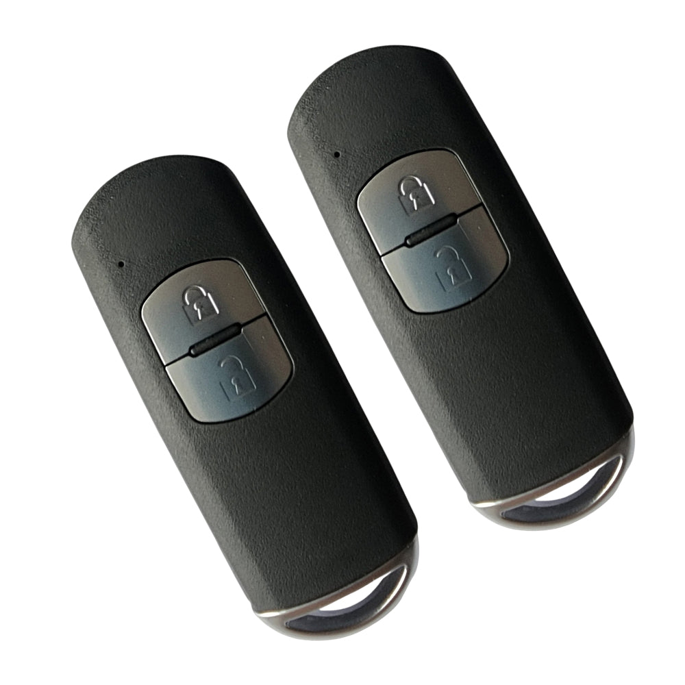 2x Smart Remote Key Shell Suitable For Mazda Mazda 3 5 6 MX-5 CX-5 CX-7 CX-9