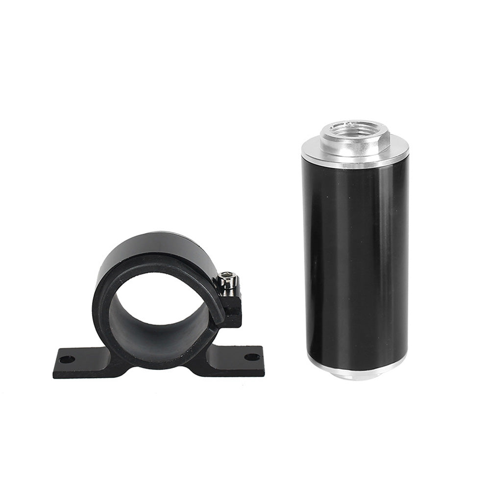 {{ Inline 100 Micron Fuel Filter Bracket 6AN 8AN 10AN Adapter Universal 50MM }} - Buy Car Parts Online at {{ Kaka Auto Parts }}.