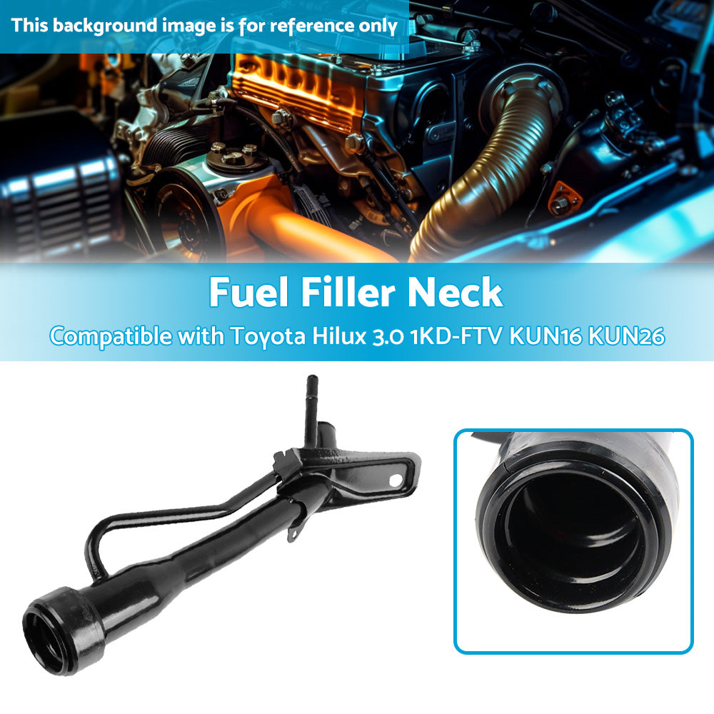 {{ Fuel Filler Neck Suitable for Toyota Hilux 3. 0 1KD-FTV KUN16 KUN26 2005-2015 }} - Buy Car Parts Online at {{ Kaka Auto Parts }}.
