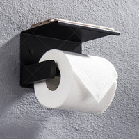 {{ 2x Stainless Steel Paper Toilet Roll Holder Storage Hook + Phone Shelf Bathroom }} - Buy Car Parts Online at {{ Kaka Auto Parts }}.