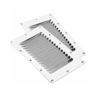 4x Stainless Steel Rectangular Air Vent Suitable For Caravan, Boat, Wall & Eave 228x127mm