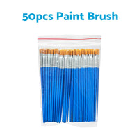 Flat Paint Brushes Set 50-200x Suitable For Detail Painting Craft Art and Gift Applications