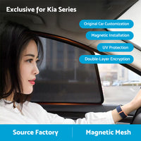 Magnetic Car Window Sun Shades Sun Blind Suitable For Kia EV5 2023-2025