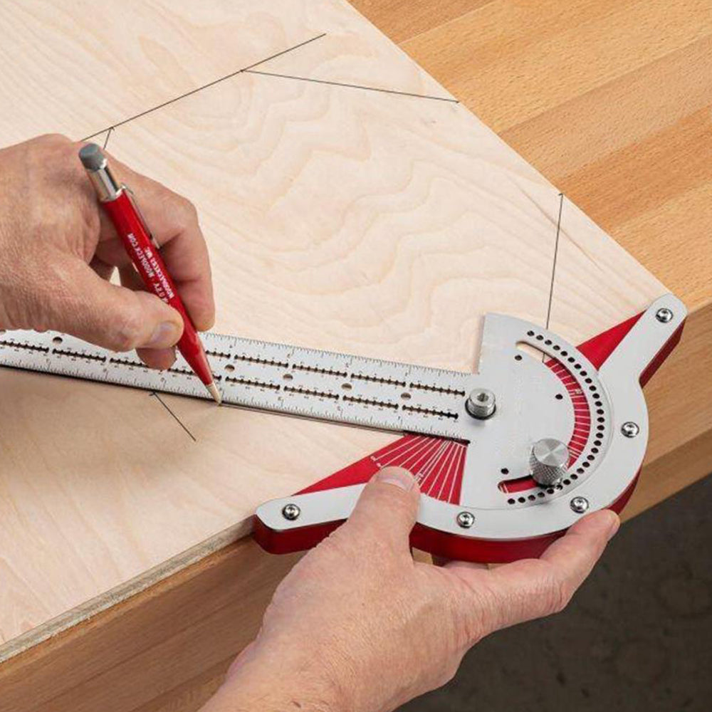 {{ Woodworkers Edge-Rule Adjustable Protractor Angle Finder Stainless Steel Caliper }} - Buy Car Parts Online at {{ Kaka Auto Parts }}.