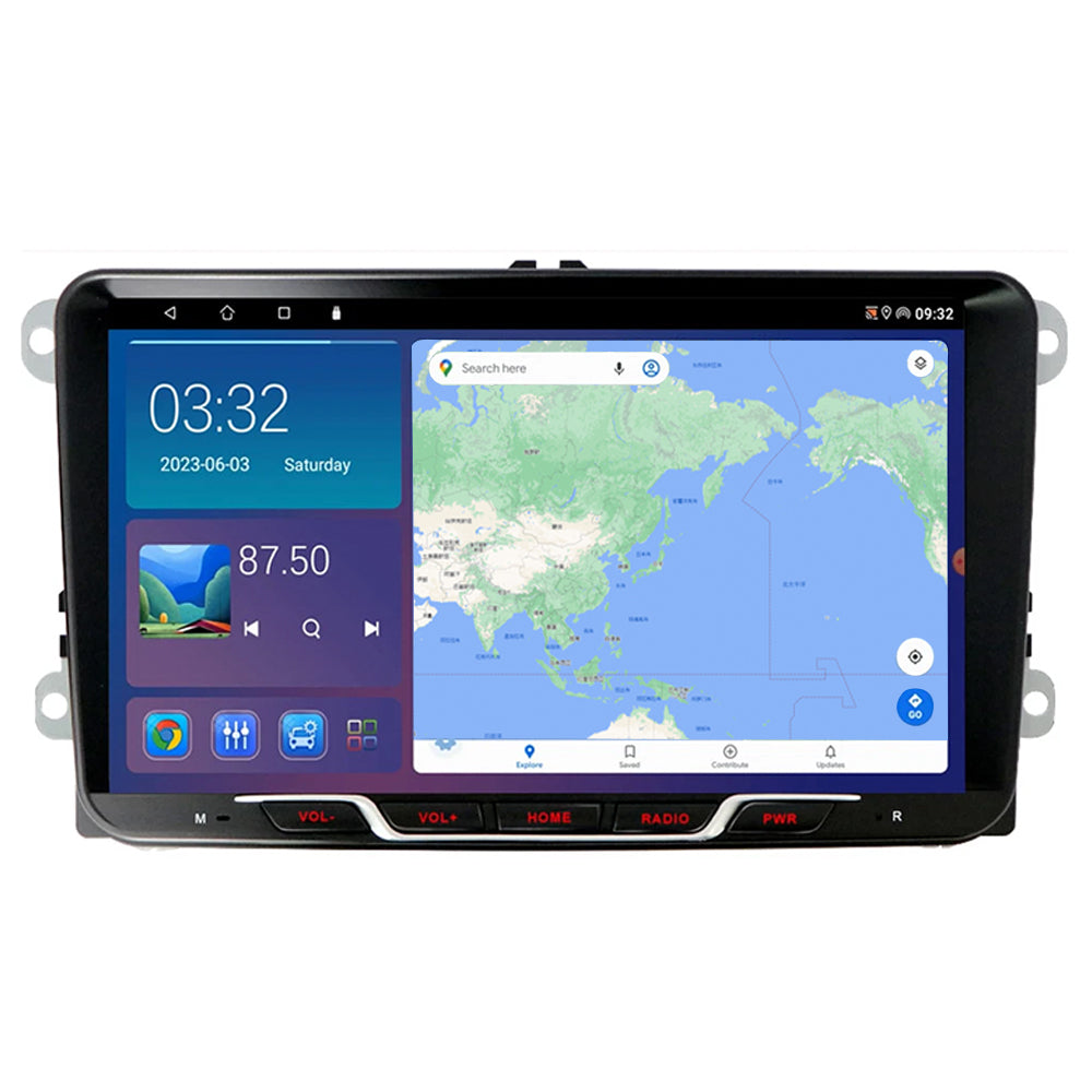 9 inch CarPlay Android 13 Head Unit Suitable for Volkswagen Polo 2010–2014