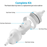 G52 Backup Valve Replacement Kit Suitable For Polaris Pool Cleaner Parts 180 / 280 / 380 / 480 / 3900