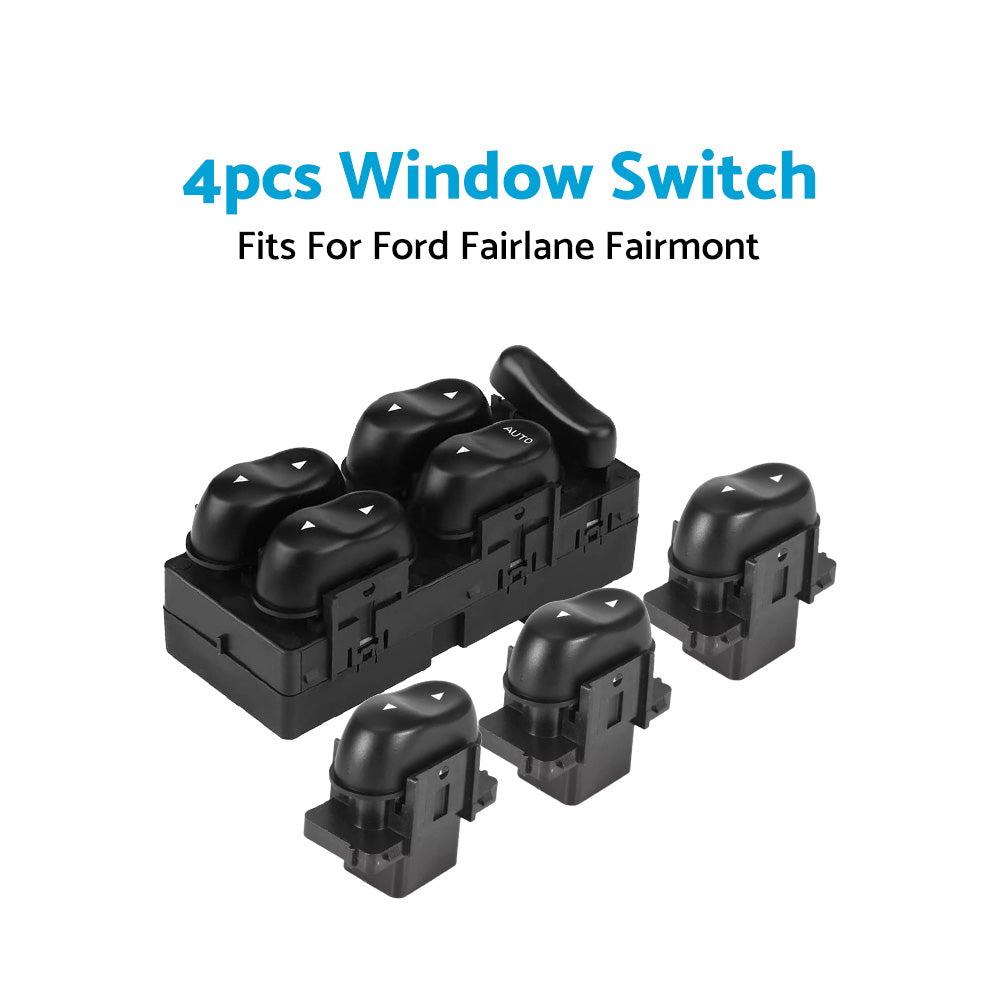 Set of 4 Power Window Switches Suitable For Ford Fairlane & Fairmont AU – Driver & Passenger Side