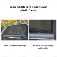 {{ Car Window Sun Shades Suitable for LDV D90 2017-2023 Rear Magnetic Blind Mesh }} - Buy Car Parts Online at {{ Kaka Auto Parts }}.