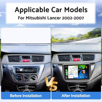 4GB+64GB CarPlay Android 13 Stereo Suitable for Mitsubishi Lancer 2003-2007