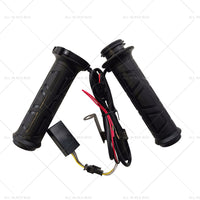 {{ 12v Motorcycle Heated Hand Rubber Grips 22mm 7 8'' Handlebar Grip Adjustable Hot }} - Buy Car Parts Online at {{ Kaka Auto Parts }}.