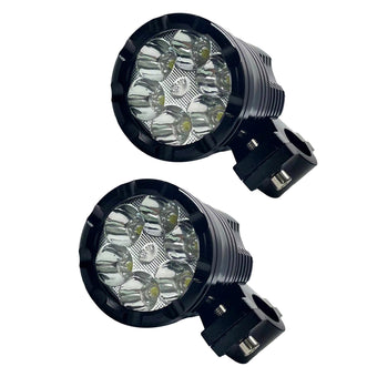 compare product 2x LED Headlight Motorcycle Waterproof Driving & Fog Spotlight Lamp