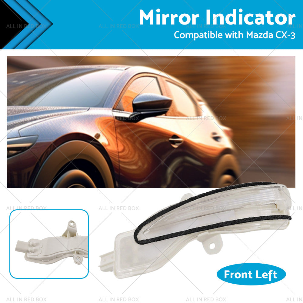 {{ Left Side Mirror Light Indicator Blinker Suitable for Mazda CX-3 CX3 2015-2022 }} - Buy Car Parts Online at {{ Kaka Auto Parts }}.