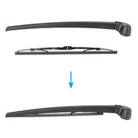 Rear Windscreen Wiper Blade and Arm Set Suitable For Audi Q7 4LB 2006-2015