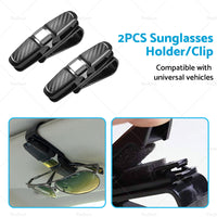 {{ 2pcs Car Glasses Holder Clip Case Sunglasses Eyeglasses Ticket Card Clip Holder }} - Buy Car Parts Online at {{ Kaka Auto Parts }}.