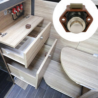 {{ 5x Push Button Latch Knob Catch Lock For Drawer Cupboard Door Caravan Cabinet }} - Buy Car Parts Online at {{ Kaka Auto Parts }}.