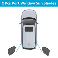 Car Window Magnetic Mesh Sun Shades Suitable For Mitsubishi Outlander 2021-2023