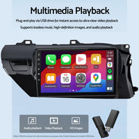 Carplay Android Auto Camera Navi Head Unit Suitable for Toyota Hilux 2015-2022 With Apple Carplay Android Auto