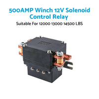{{ 500AMP Winch 12V Solenoid Control Relay Suitable For 12000 13000 14500 15000 LBS }} - Buy Car Parts Online at {{ Kaka Auto Parts }}.