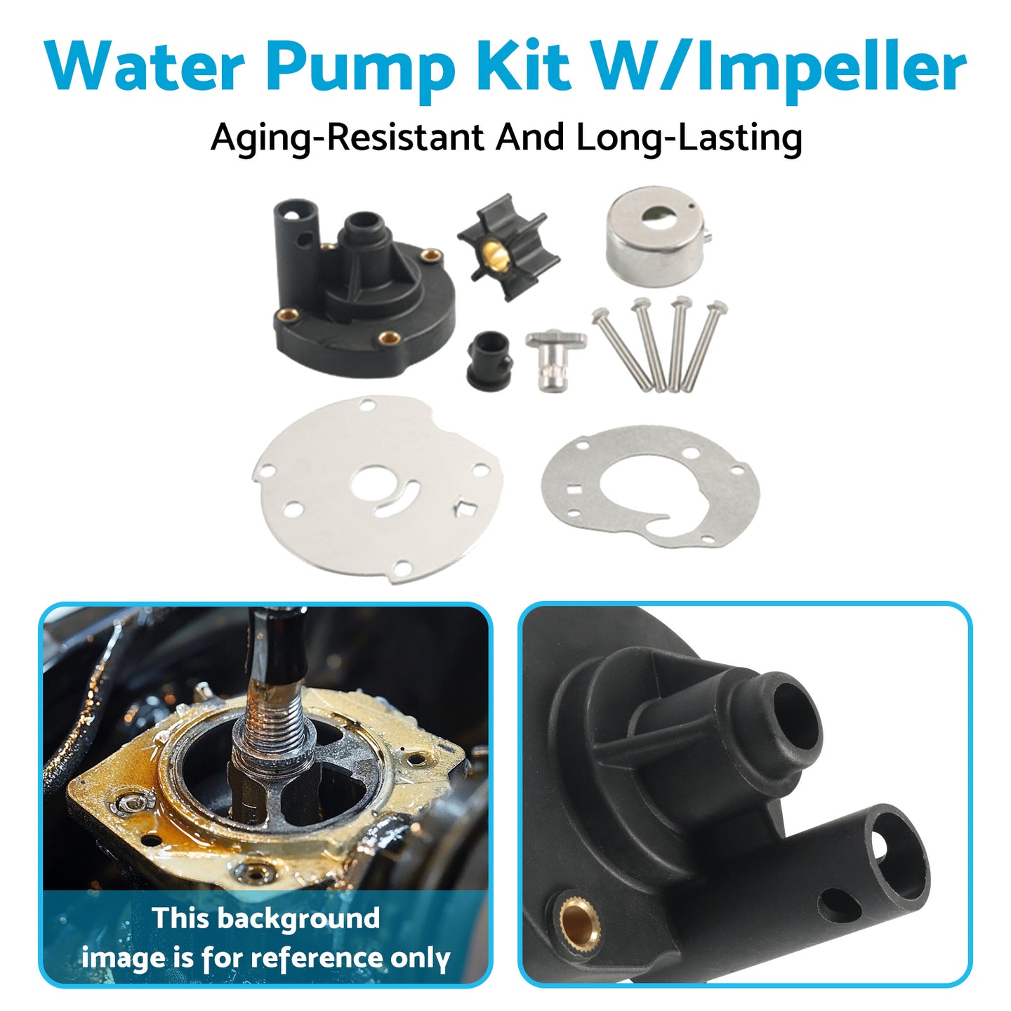 {{ Water Pump Kit W/Impeller Suitable for Johnson/Evinrude Outboard Marine 0382797 }} - Buy Car Parts Online at {{ Kaka Auto Parts }}.
