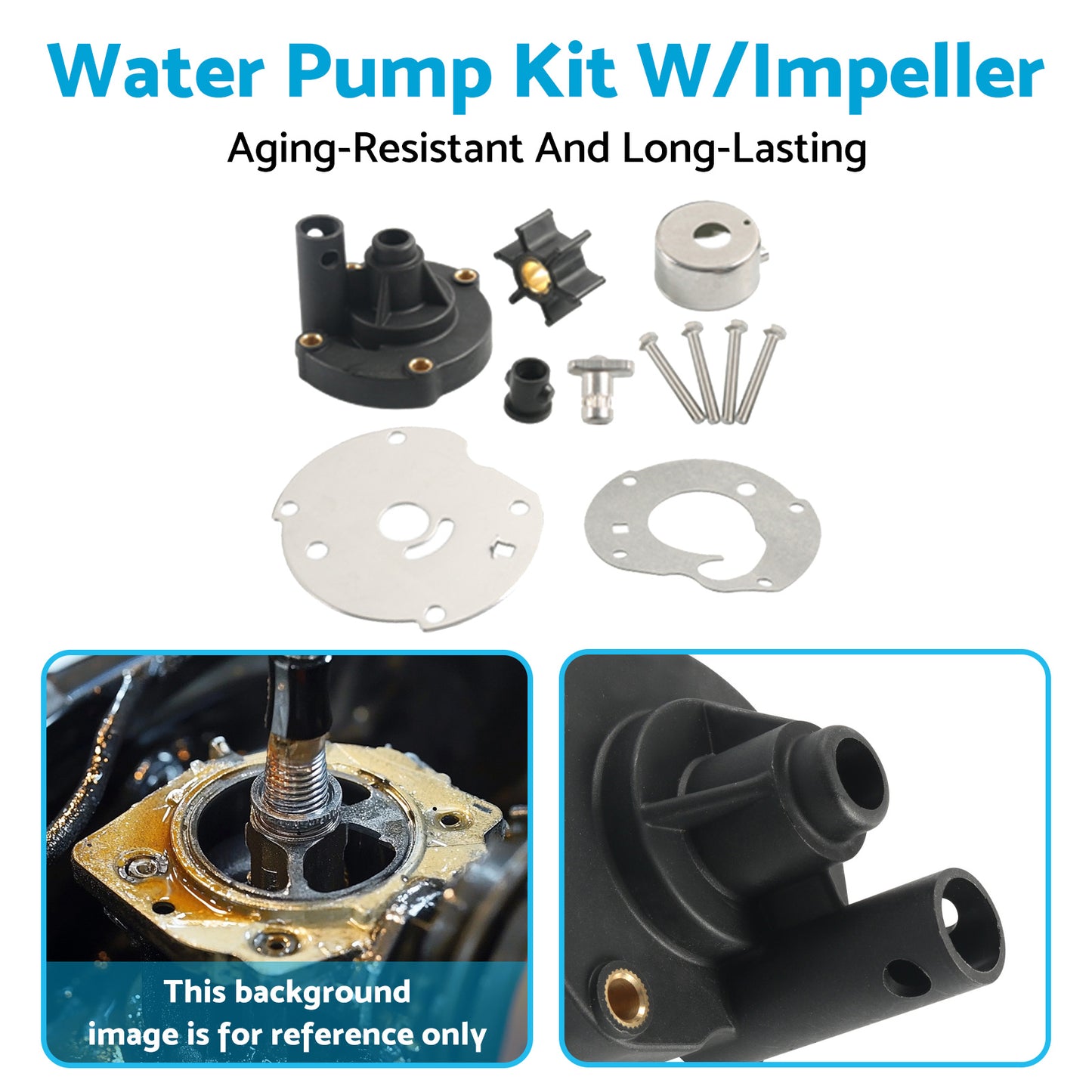 {{ Water Pump Kit W/Impeller Suitable for Johnson/Evinrude Outboard Marine 0382797 }} - Buy Car Parts Online at {{ Kaka Auto Parts }}.