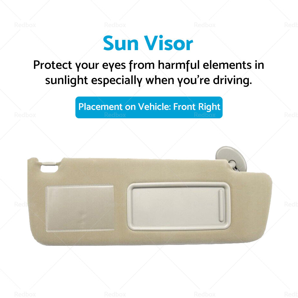 {{ RH Sun Visor Suitable For Toyota Prado TRJ120 RZJ120 LJ120 KZJ120 KDJ120 GRJ120 }} - Buy Car Parts Online at {{ Kaka Auto Parts }}.