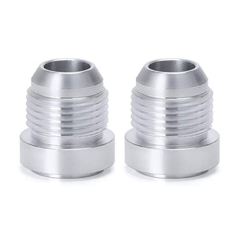 compare product 2x AN10 Male Aluminium Weld-On JIC Bungs Suitable For -10AN Fitting JXSS032-10-A