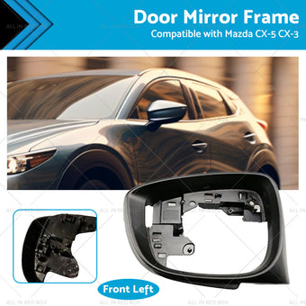 compare product Left Side Door Wing Mirror Frame Suitable For Mazda CX-5 15-16 CX-3 16-19 Black