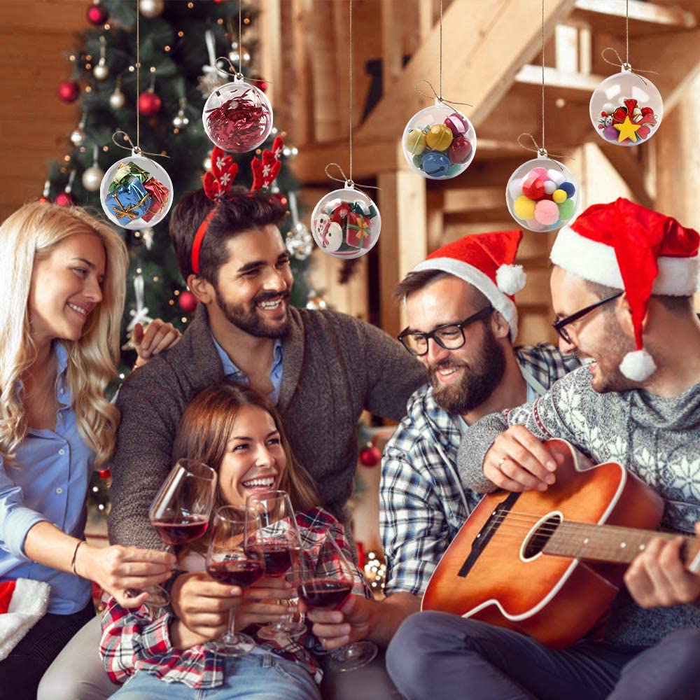 {{ 10pcs 8cm 10cm Christmas Balls Xmas Tree Ornament Decoration Plastic Bubbles AU }} - Buy Car Parts Online at {{ Kaka Auto Parts }}.