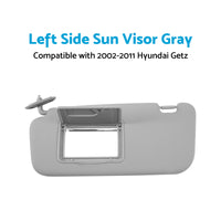 {{ Front Left Side Sun Visor Sunvisor Sunshade For Hyundai Getz Click 02-11 Gray }} - Buy Car Parts Online at {{ Kaka Auto Parts }}.