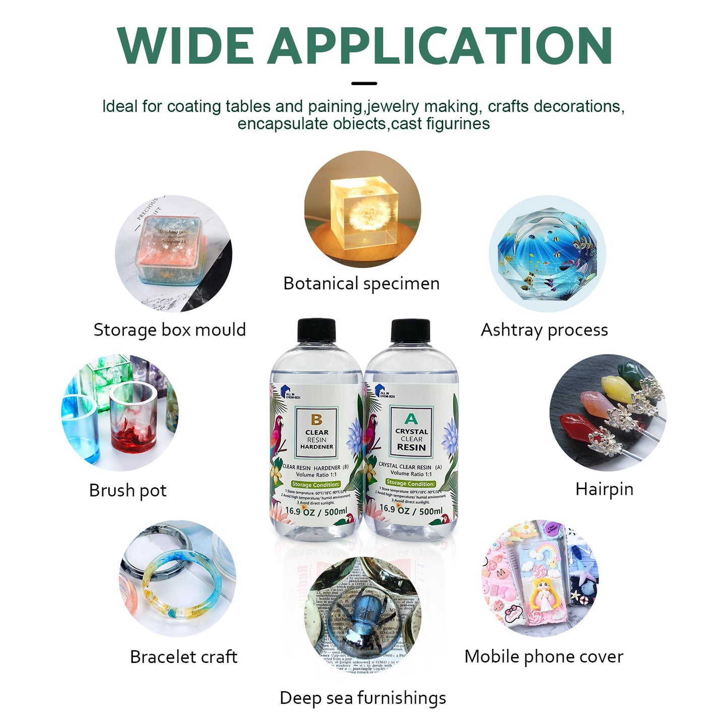 {{ Epoxy Resin 1:1 AB Kit Craft Coating UV Color Pigment Paste Liquid Silicone Mold }} - Buy Car Parts Online at {{ Kaka Auto Parts }}.