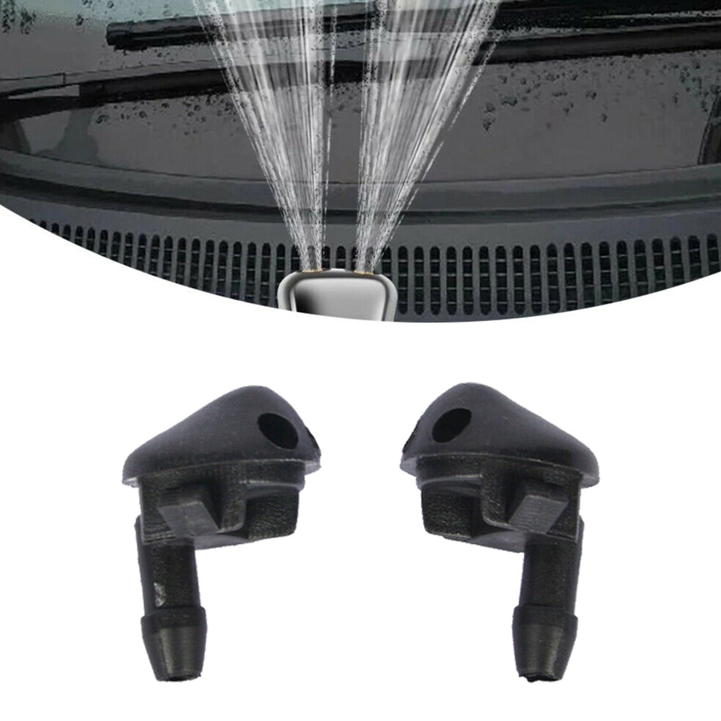 2x Windscreen Washer Jet Nozzle Suitable For Holden Commodore VR VT VX VY VZ 1993–2007
