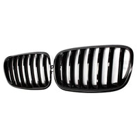 Front Bumper Kidney Grill Grille Gloss Suitable For BMW E70 X5 / E71 X6 2007-2013