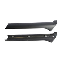 Pair Windscreen Pillar Moldings with Rivets Suitable For Land Rover Discovery 2 1999-2004