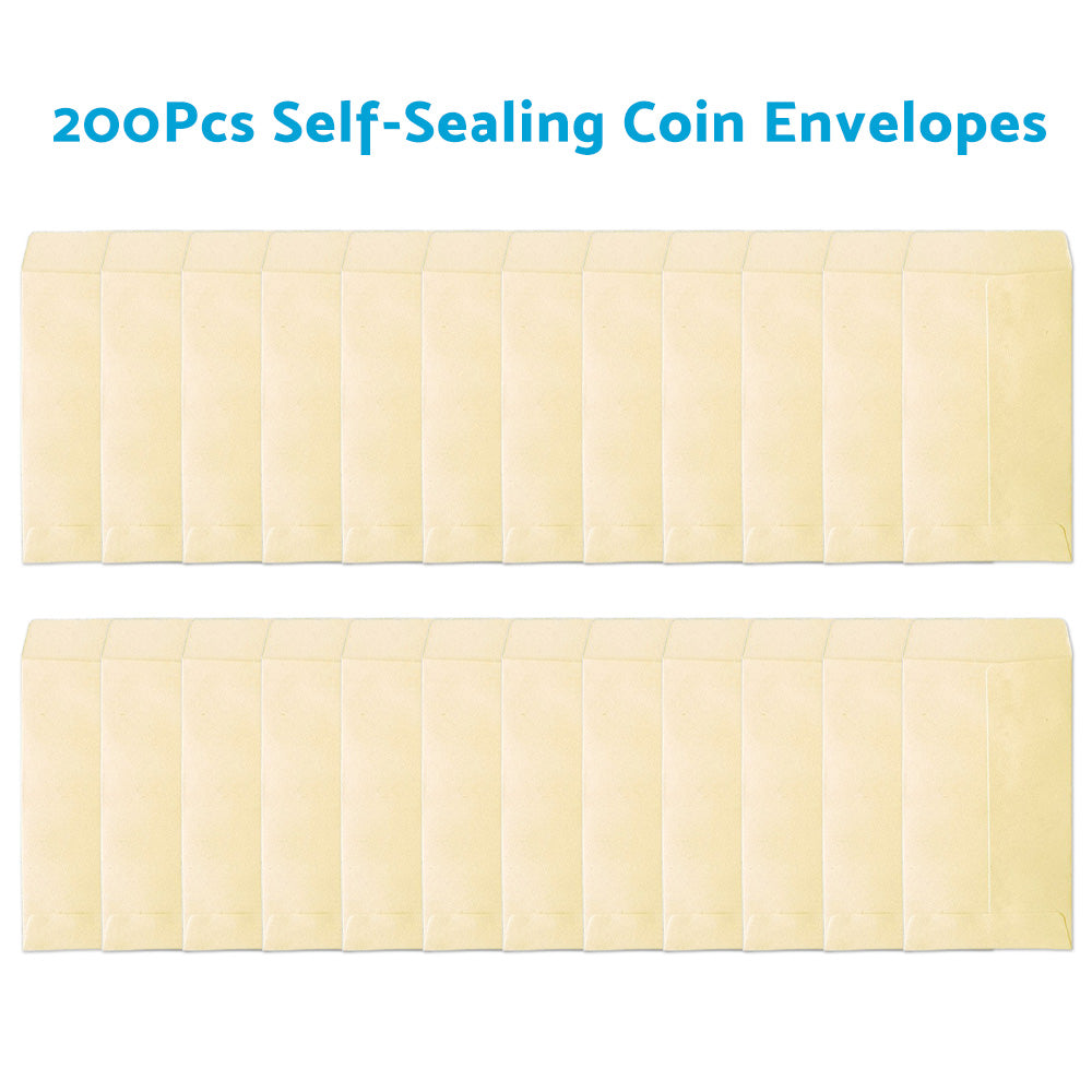 Kraft Paper Seed Packets Garden Storage Bags Mini Envelopes 6x11cm