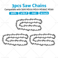{{ Chainsaw Chain 16inch 55DL 3 8 LP. 043 Suitable For STIHL MS170 MS171 MS180C MS181 }} - Buy Car Parts Online at {{ Kaka Auto Parts }}.