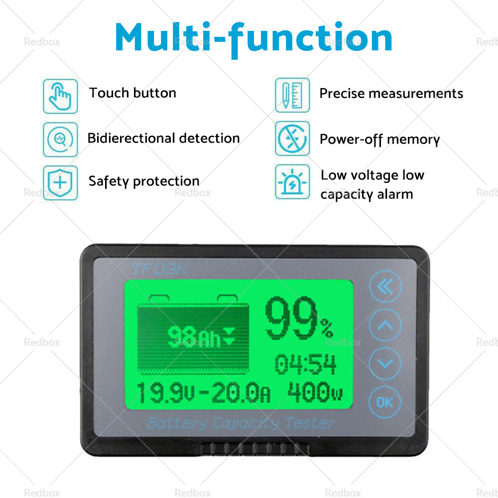 {{ 350A MAX 500A LCD Alarm Tester Capacity Display Lithium Battery Monitor Caravan }} - Buy Car Parts Online at {{ Kaka Auto Parts }}.