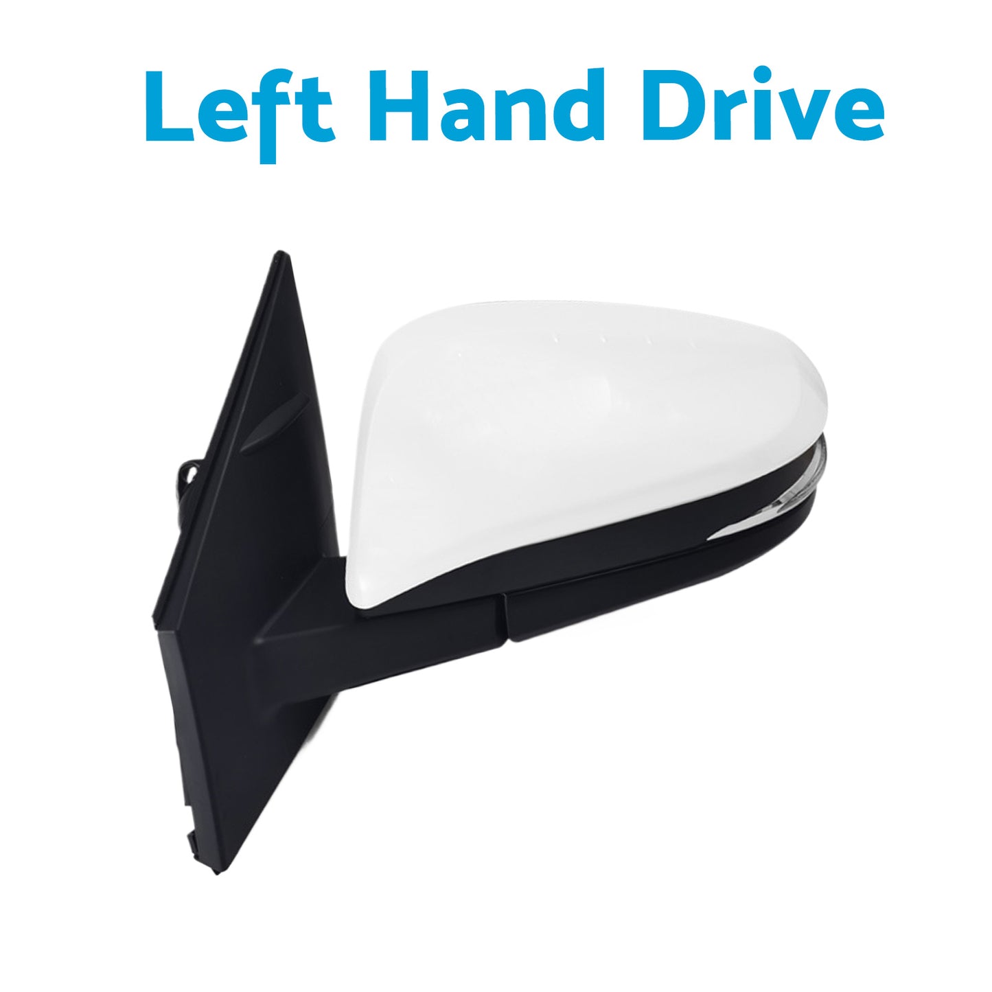 Left Side Door Mirror White Suitable For Toyota RAV4 2013-2018 5-Wire