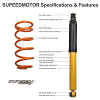 {{ Rear 2 inch  50MM Lift Shock Coil Spring Suitable For Toyota Land Cruiser 80 Series }} - Buy Car Parts Online at {{ Kaka Auto Parts }}.