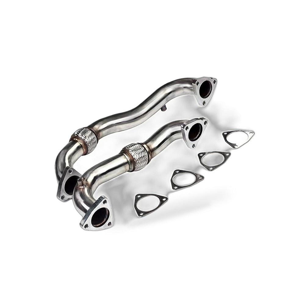 Polished Up Pipes No EGR Suitable for Ford F-250 F-350 2008-2010 6.4L - BD2